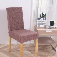 HKM-841939 Elastic Polyester Chair Cover - European Classic Floral Design for Hotel Use