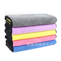 HKM-842131 High Density Coral Fleece Two-Tone Car Wash Towel - Thick and Durable