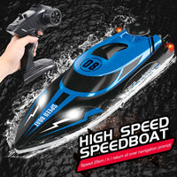 HKM-842131 High-Speed Remote Control Racing Boat 25KM/H with USB Charging and Controller