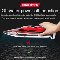 HKM-842131 High-Speed Remote Control Racing Boat 25KM/H with USB Charging and Controller