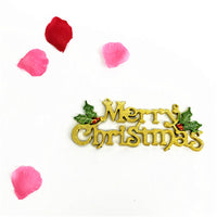 HKM-842323 Gold 40cm Letter Pendant for Christmas Decoration