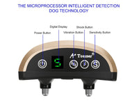 HKM-842387 Adjustable Anti-Barking Collar with Digital Display and Rechargeable Battery for Dogs