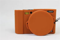 HKM-842451 Soft Silicone Camera Bag for Single Electric and Micro Single Cameras - Breathable, Shockproof, Wear-Resistant - Available in Green, Black, Brown