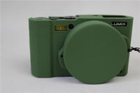 HKM-842451 Soft Silicone Camera Bag for Single Electric and Micro Single Cameras - Breathable, Shockproof, Wear-Resistant - Available in Green, Black, Brown