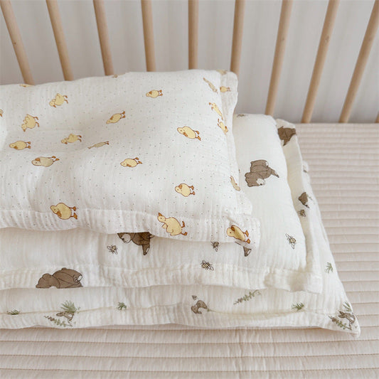 HKM-842515 Cute Cartoon Shaping Pillow for Children - Breathable Polyester Fiber, 27x45cm