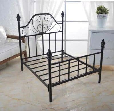 HKM-842515 Pet Iron Dog & Cat Bed with Mattress and Bedding Set, Available in Multiple Sizes