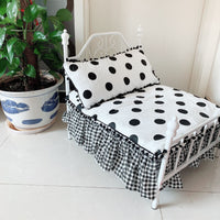 HKM-842515 Pet Iron Dog & Cat Bed with Mattress and Bedding Set, Available in Multiple Sizes
