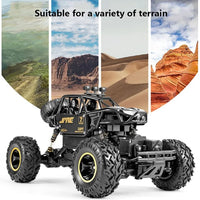 HKM-842707 High-Speed 1/14 Scale Four-Wheel Drive Climbing Remote Control Car Toy for Kids