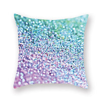 HKM-842771 Geometric Plant Pattern Green Pillowcase - Scandinavian Style, 45x45cm, Polyester