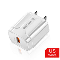 HKM-842771 Universal Travel Wall Charger with USB Interface - Input 220V, Output 5V, 3000mA Charging Current in Multiple Colors