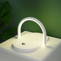 HKM-842899 15W Fast Wireless Charger with Night Light and Phone Holder, Black or White
