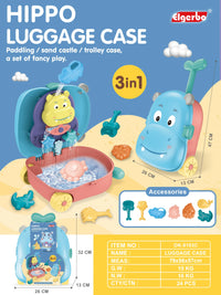 HKM-842963 Outdoor Cartoon Style Water Play Trolley Beach Toy Set for Ages 3+