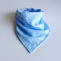 HKM-843027 Double Printed Cotton Triangle Scarf for Dogs in Various Sizes