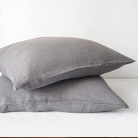 HKM-843027 Solid Color Yellow Linen Pillowcase - Rectangular Envelope Style, 48x74cm