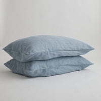 HKM-843027 Solid Color Yellow Linen Pillowcase - Rectangular Envelope Style, 48x74cm