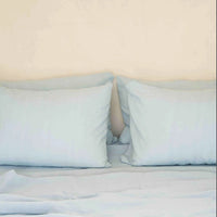 HKM-843027 Solid Color Yellow Linen Pillowcase - Rectangular Envelope Style, 48x74cm