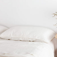 HKM-843027 Solid Color Yellow Linen Pillowcase - Rectangular Envelope Style, 48x74cm