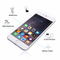 HKM-843091 Tempered Glass Film for Apple Devices - Anti-Reflective, Anti-Fingerprint, HD Clarity