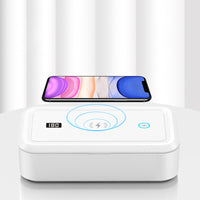 HKM-843219 UV Cell Phone Disinfection Box - Mechanical Timing Function, USB Powered, 12W Rated Power