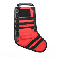 HKM-843475 Military-Style Christmas Stocking Bag for Practical Storage - 20L Capacity, Oxford Fabric