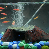 HKM-843539 Resin Rockery Balcony Climbing Platforms for Aquatic Decor - Round & Eight-Character Designs