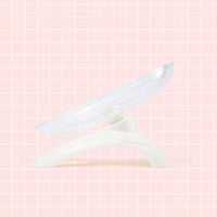 HKM-843731 Hamster Frisbee Running Wheel - Mute Design with Anti-Skid Features, Easy to Clean, Available in Blue, Pink, and White