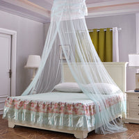 HKM-843859 European Style Hanging Dome Mosquito Net with Single Door Opening, Polyester Fiber Material