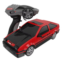 HKM-843859 High-Speed 2.4G 1/16 Scale Four Wheel Drive Remote Control Drift Car with LED Lights and Replaceable Tires