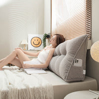 HKM-843923 Integrated Double Pillow Bedside Cushion in Various Colors and Sizes