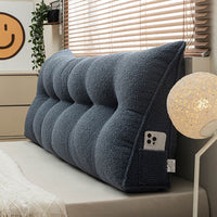 HKM-843923 Integrated Double Pillow Bedside Cushion in Various Colors and Sizes