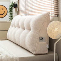 HKM-843923 Integrated Double Pillow Bedside Cushion in Various Colors and Sizes