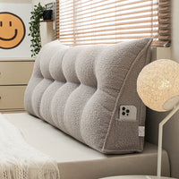 HKM-843923 Integrated Double Pillow Bedside Cushion in Various Colors and Sizes