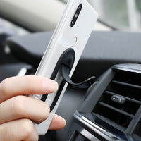 HKM-844115 Universal Silicone Mobile Phone Holder for Desk Use - Non-Slip Design, Available in White, Black, and Gray