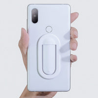 HKM-844115 Universal Silicone Mobile Phone Holder for Desk Use - Non-Slip Design, Available in White, Black, and Gray