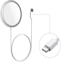 HKM-844243 15W Magnetic Wireless Charger with Type-C Interface