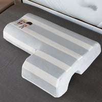 HKM-844307 Ice Silk Memory Foam Couple Pillow - Anti-Pressure Design, Cervical Support, 65x49x12cm