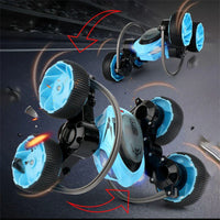 HKM-844435 4CH Remote Control Drift Stunt Car - 2.4G Rotating Vehicle for Kids, Electric Indoor/Outdoor Fun