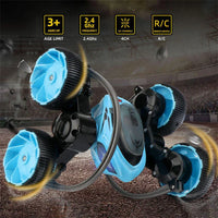 HKM-844435 4CH Remote Control Drift Stunt Car - 2.4G Rotating Vehicle for Kids, Electric Indoor/Outdoor Fun