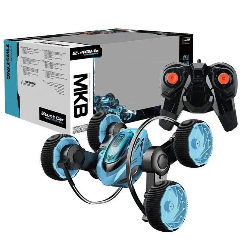 HKM-844435 4CH Remote Control Drift Stunt Car - 2.4G Rotating Vehicle for Kids, Electric Indoor/Outdoor Fun