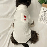 HKM-844435 Checkerboard Pattern Knitted Dog Sweater Vest for Autumn and Winter