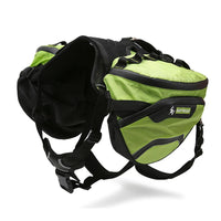 HKM-844627 Dog Backpack for Outdoor Training - Oxford Cloth Material, Available in Green and Red, Sizes S, M, L