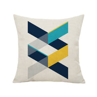 HKM-844691 Geometric Abstract Lattice Cushion with Optional Pillow Core – 45x45 cm