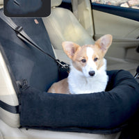 HKM-844691 Pet Travel Car Seat Kennel for Small and Medium-Sized Dogs, Removable and Washable Cushion with Various Color Options