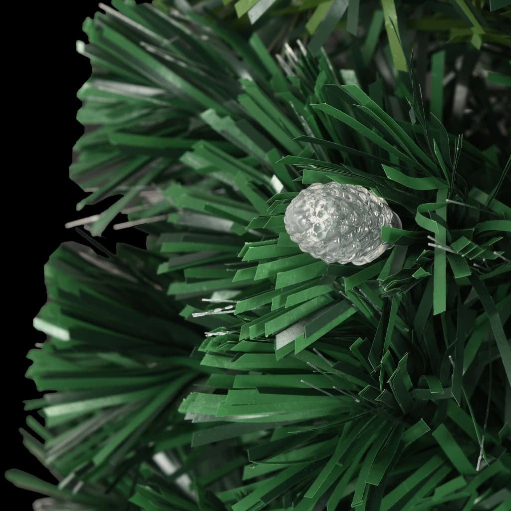 HKM-844819 Illuminated 150 cm Christmas Tree with LED and Fiber Optic Lights and Stand