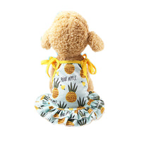 HKM-844883 Summer Fruit Pattern Pet Skirt Vest - Lightweight Mesh for XS to XXL Pets
