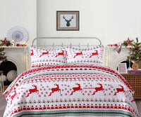 HKM-845011 Cartoon Anime Cotton Three-Piece Bed Cover Set for Twin & Full Sizes