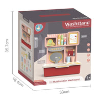 HKM-845267 Multifunction Induction Water Tap Sink Pretend Play Toy Set for Kids