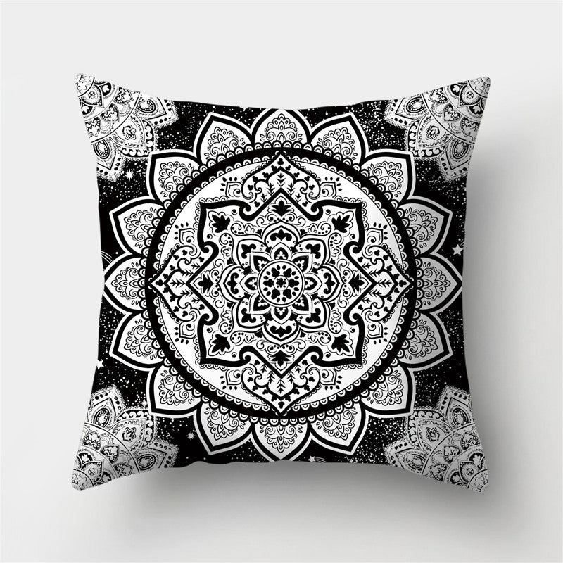 HKM-845395 European Style Soft Peach Skin Decorative Cushion Cover 45x45cm