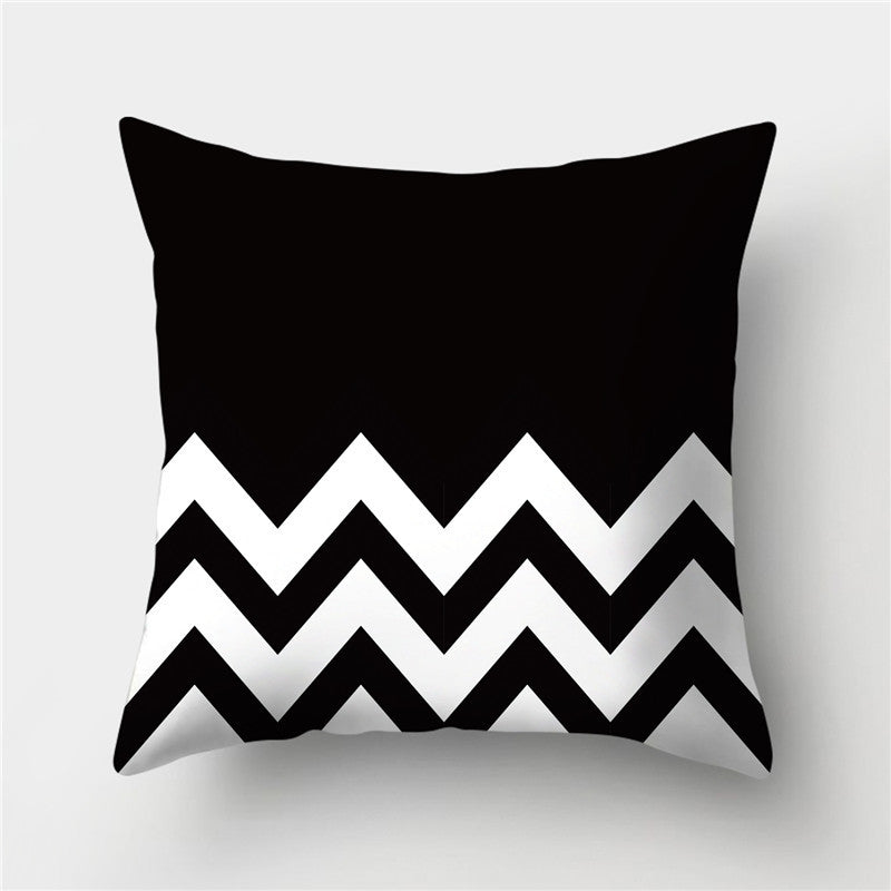 HKM-845395 European Style Soft Peach Skin Decorative Cushion Cover 45x45cm