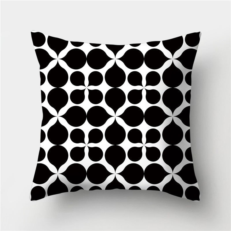 HKM-845395 European Style Soft Peach Skin Decorative Cushion Cover 45x45cm